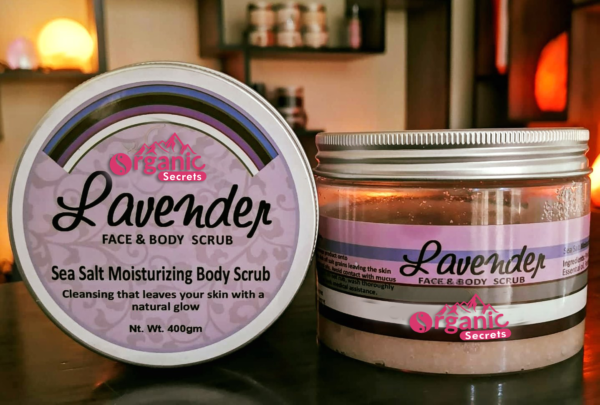 Lavender Salt Scrub (For Face and Body) copy